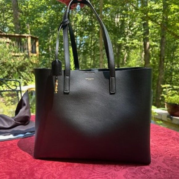 SAINT LAURENT East West Shopper Tote - Black - New without tags - Picture 11 of 16